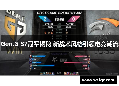 Gen.G S7冠军揭秘 新战术风格引领电竞潮流