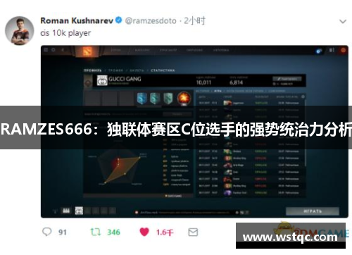 RAMZES666:独联体赛区C位选手的强势统治力分析